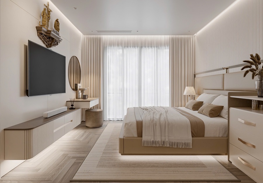 Cải tạo phòng ngủ nhà phố