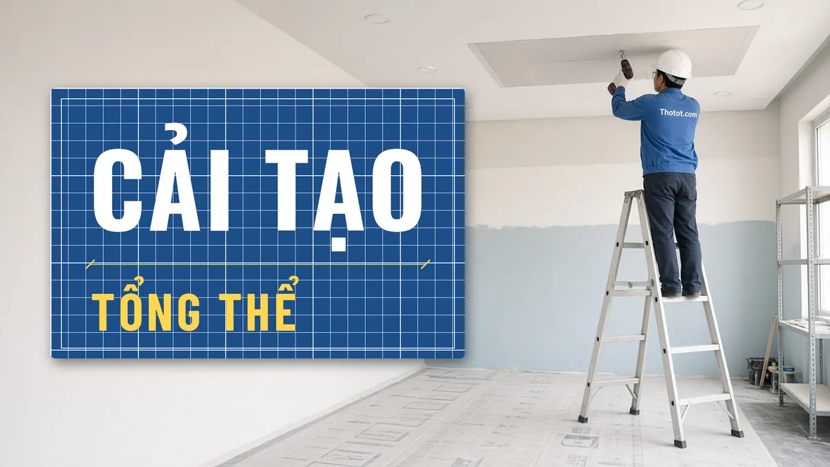 Cải tạo tổng thể cửa hàng