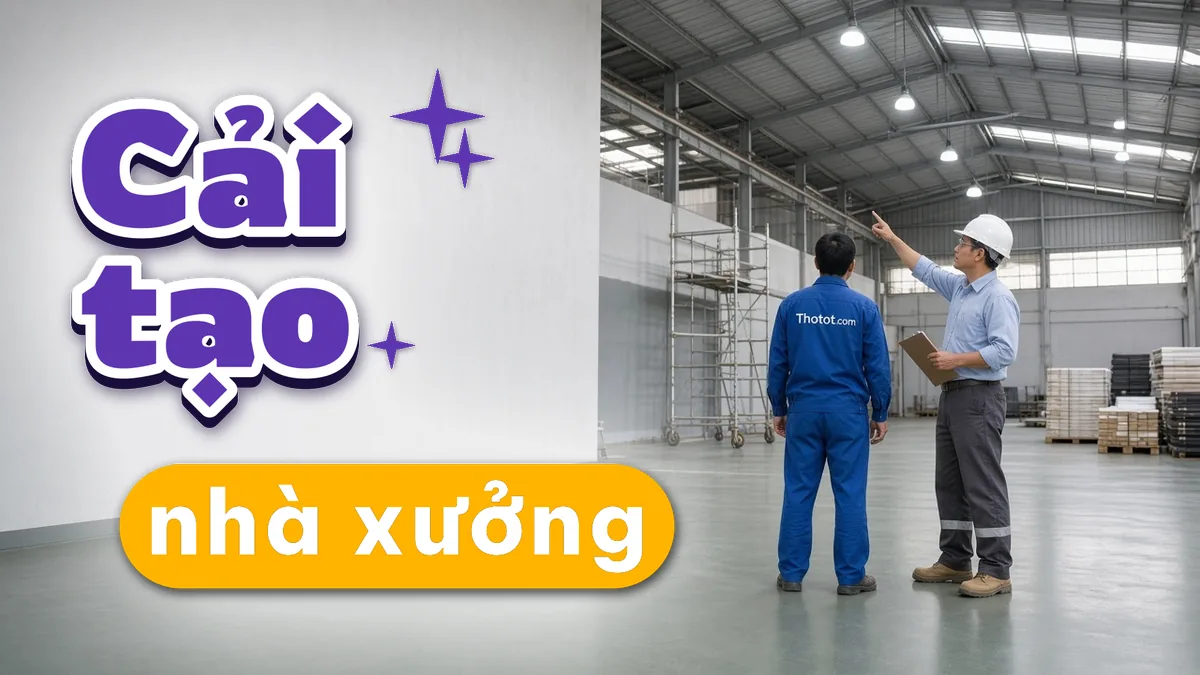 Cải tạo tổng thể nhà xưởng