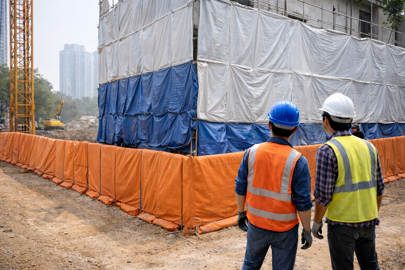 Che chắn – bảo vệ công trình lân cận