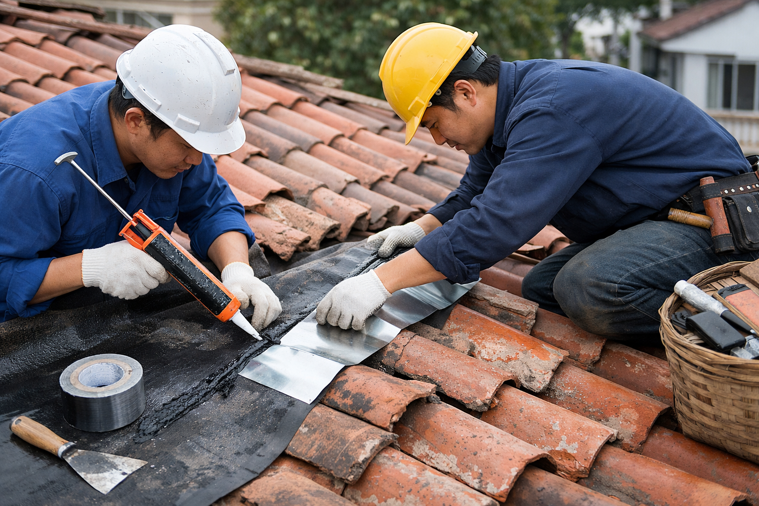 Chống dột mái ngói