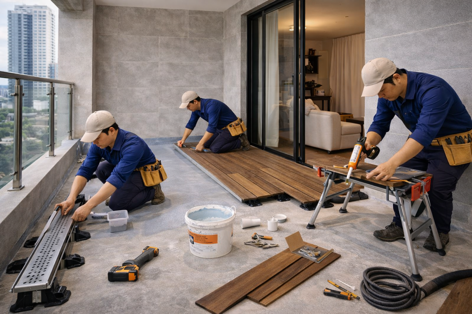 Chống thấm lô gia