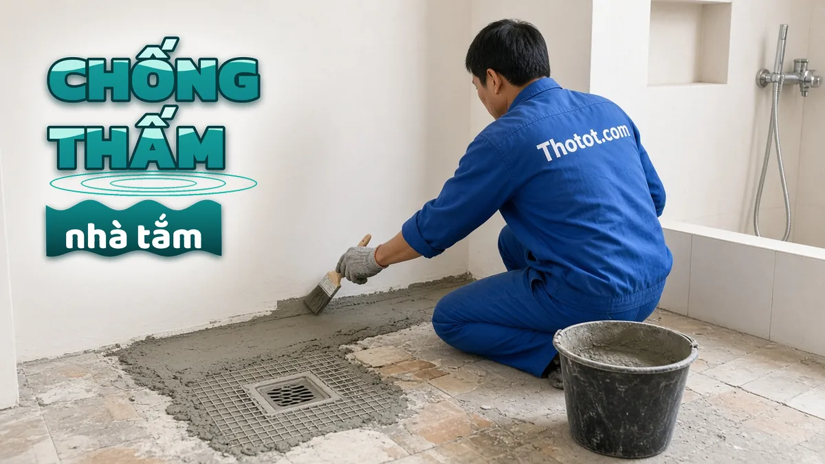 Chống thấm nhà tắm biệt thự