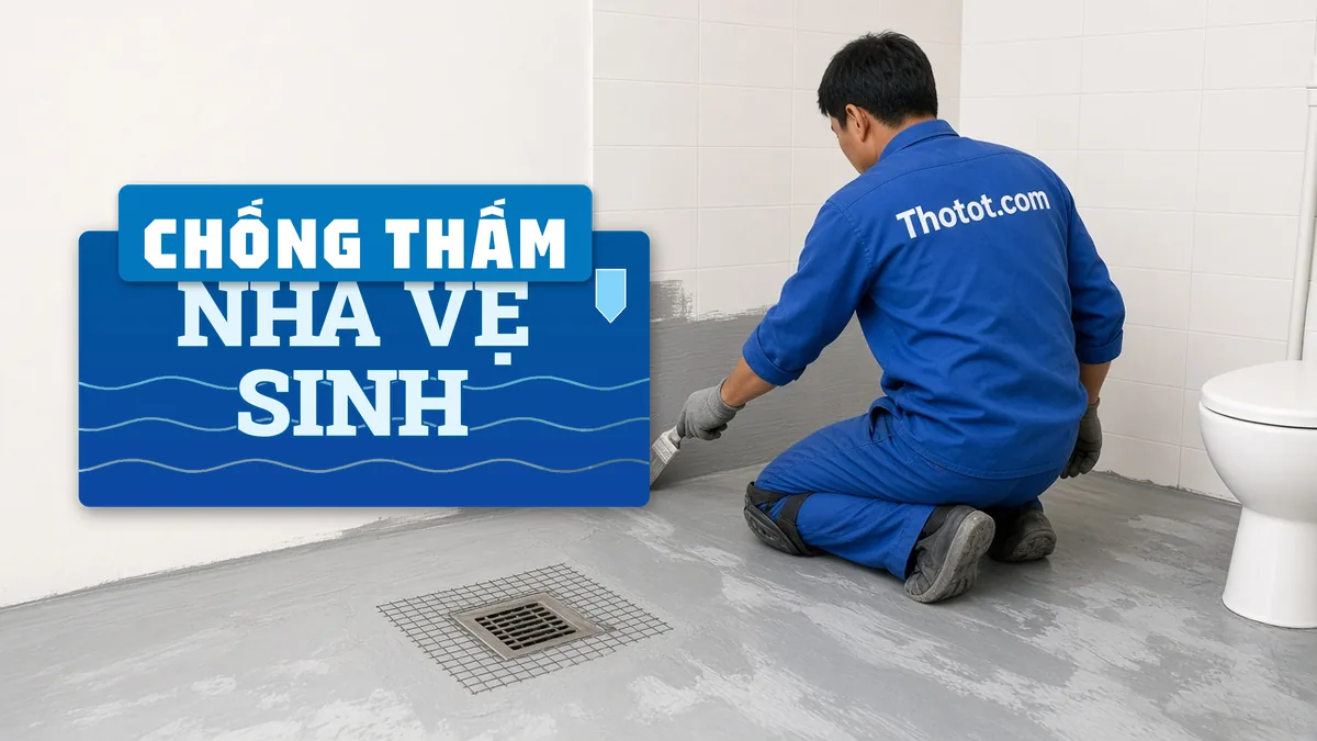 Chống thấm nhà vệ sinh nhà hàng