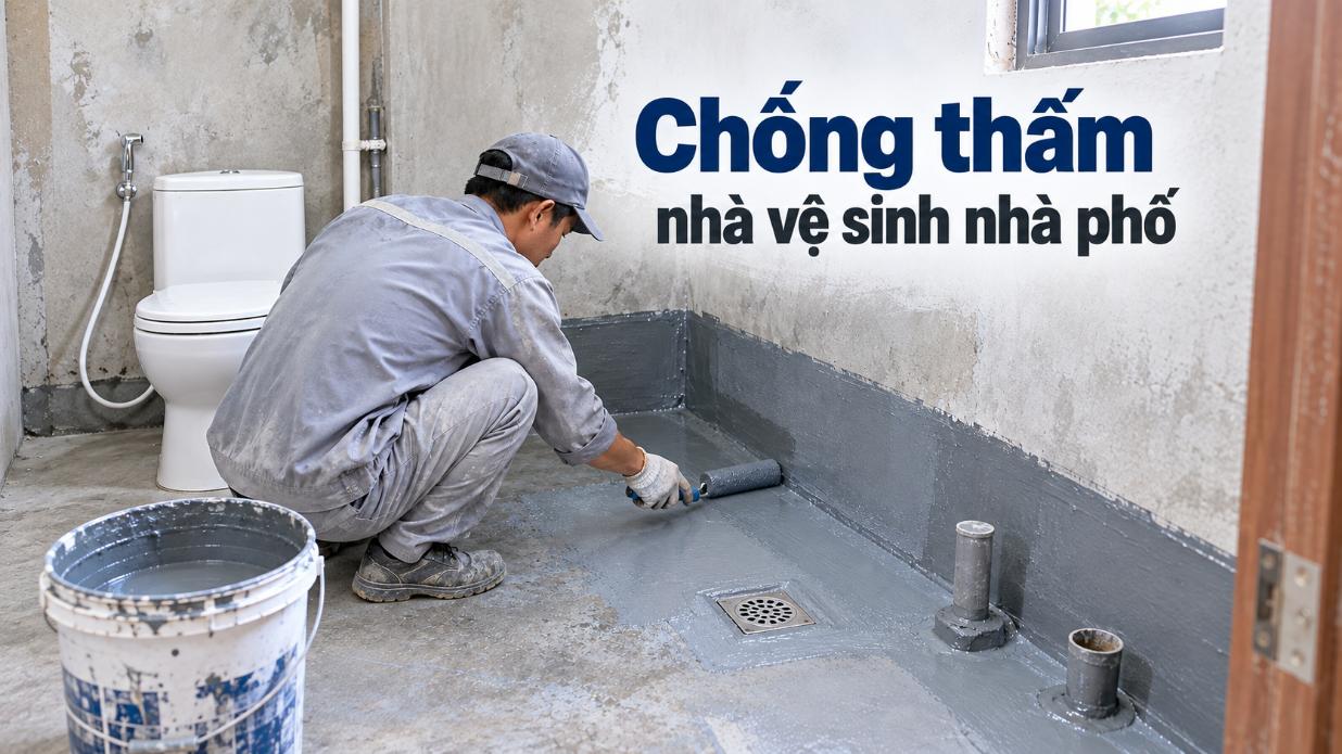 Chống thấm nhà vệ sinh nhà phố