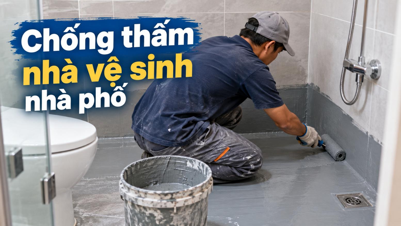 Chống thấm nhà vệ sinh nhà phố