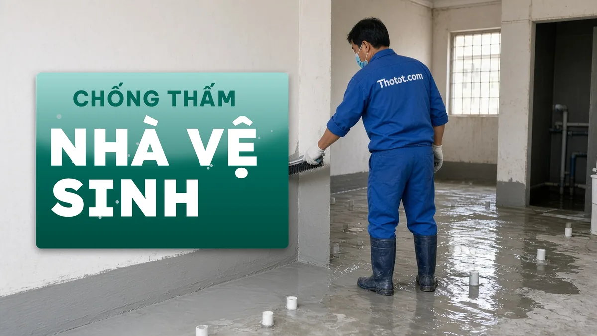 Chống thấm nhà vệ sinh trường học