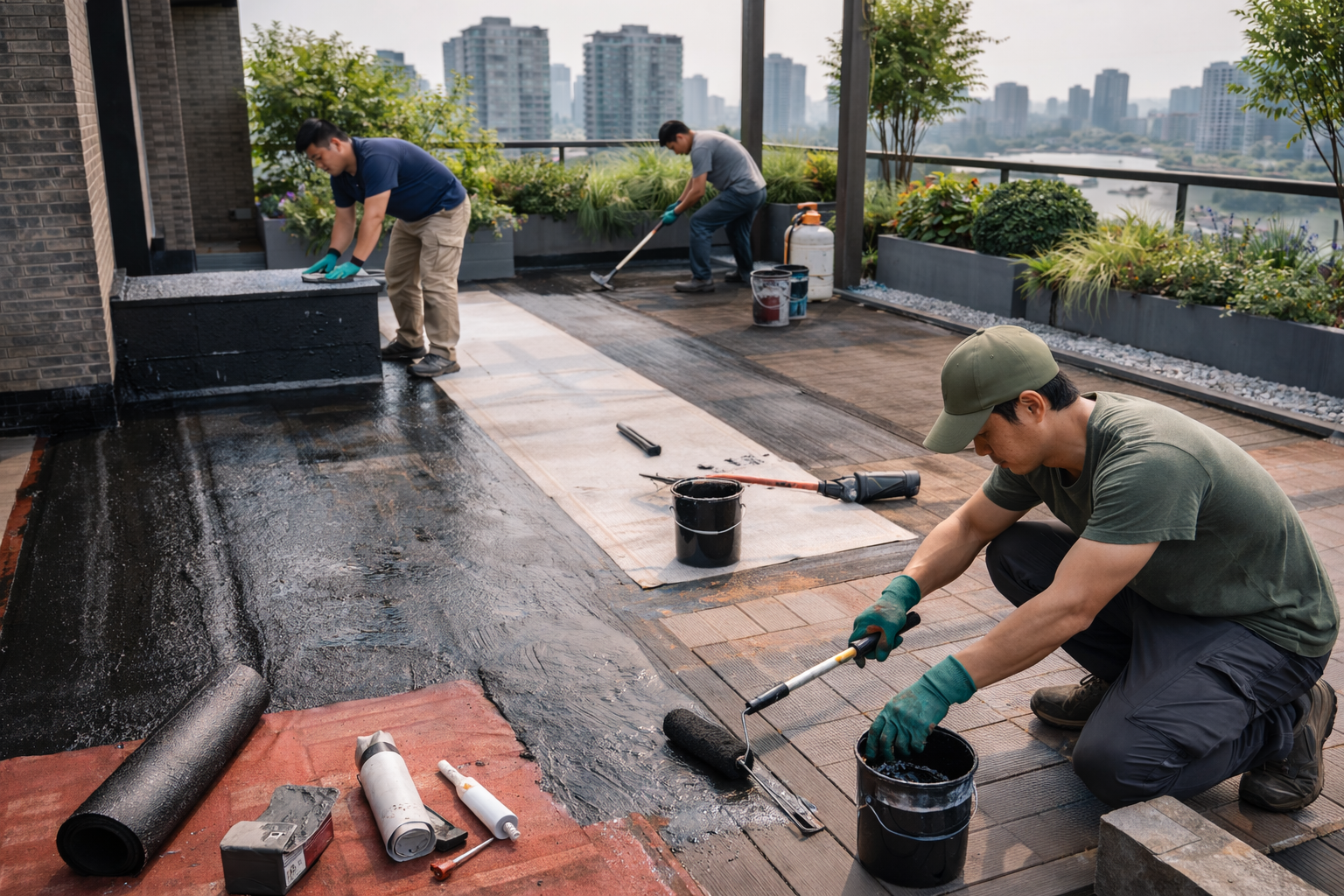 Chống thấm sân thượng