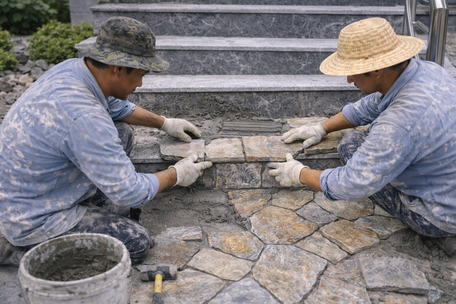 Đá lát cầu thang