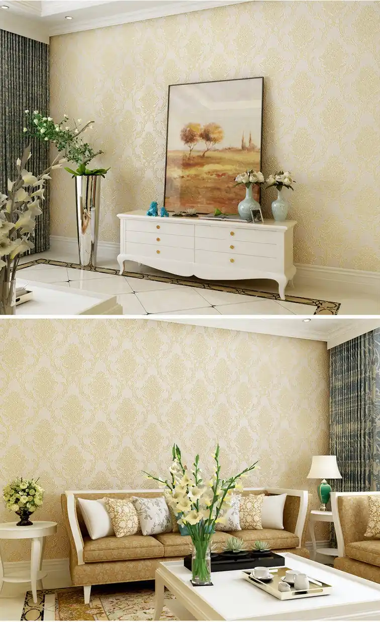 Dán giấy dán tường căn hộ chung cư