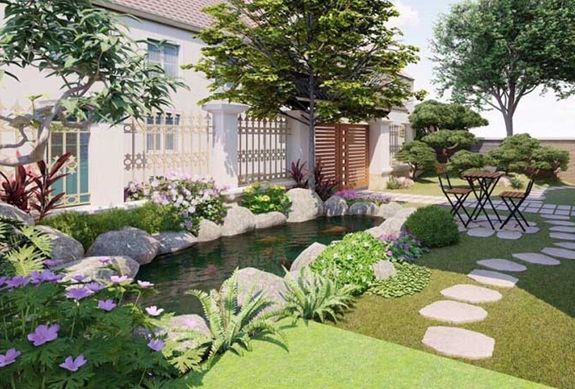 Đo đạc sân vườn