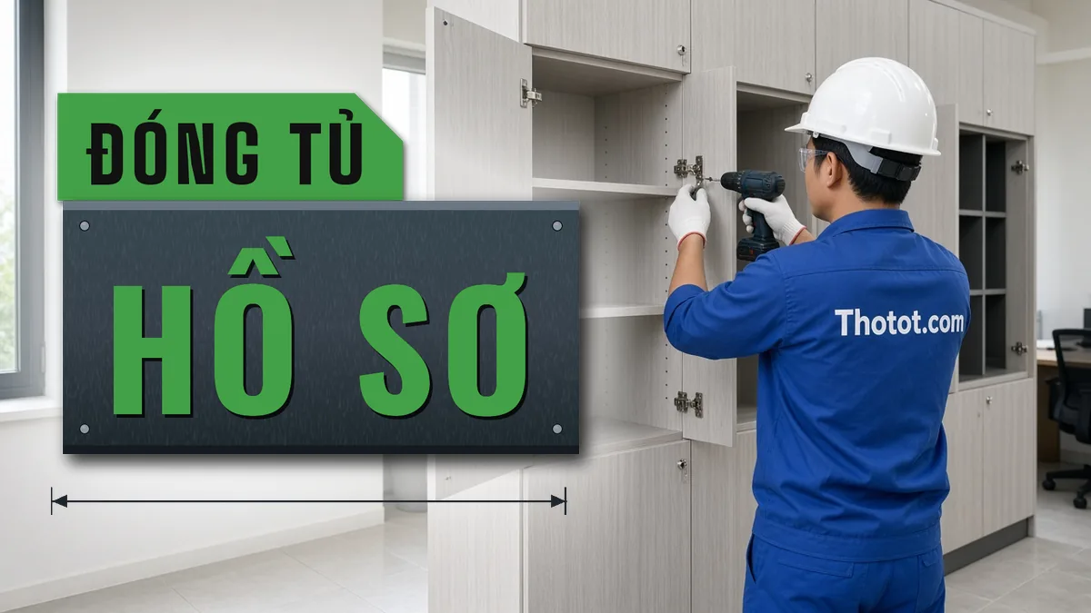 Đóng tủ hồ sơ văn phòng