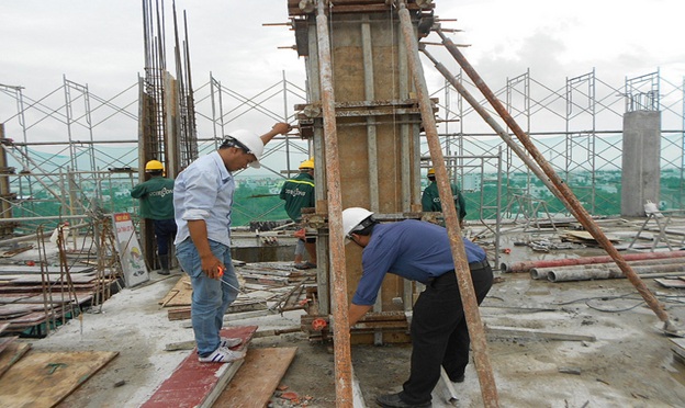 Gia cố cột và dầm