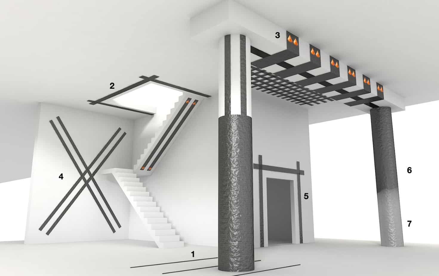 Gia cố dầm cột