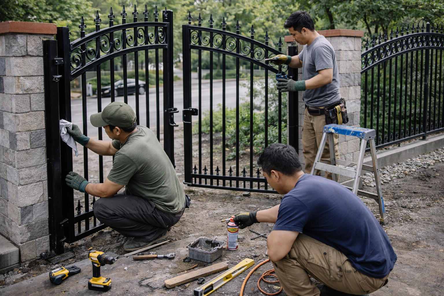 Hoàn thiện – bảo trì cổng - hàng rào