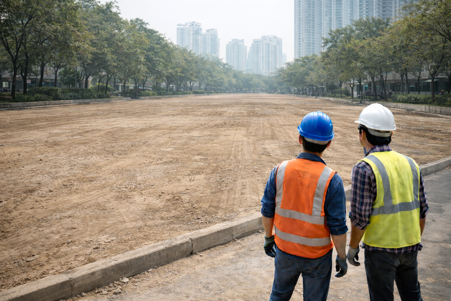 Hoàn trả mặt bằng sau thi công