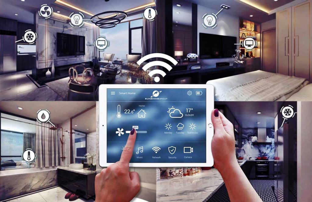 Kết nối cửa smart home