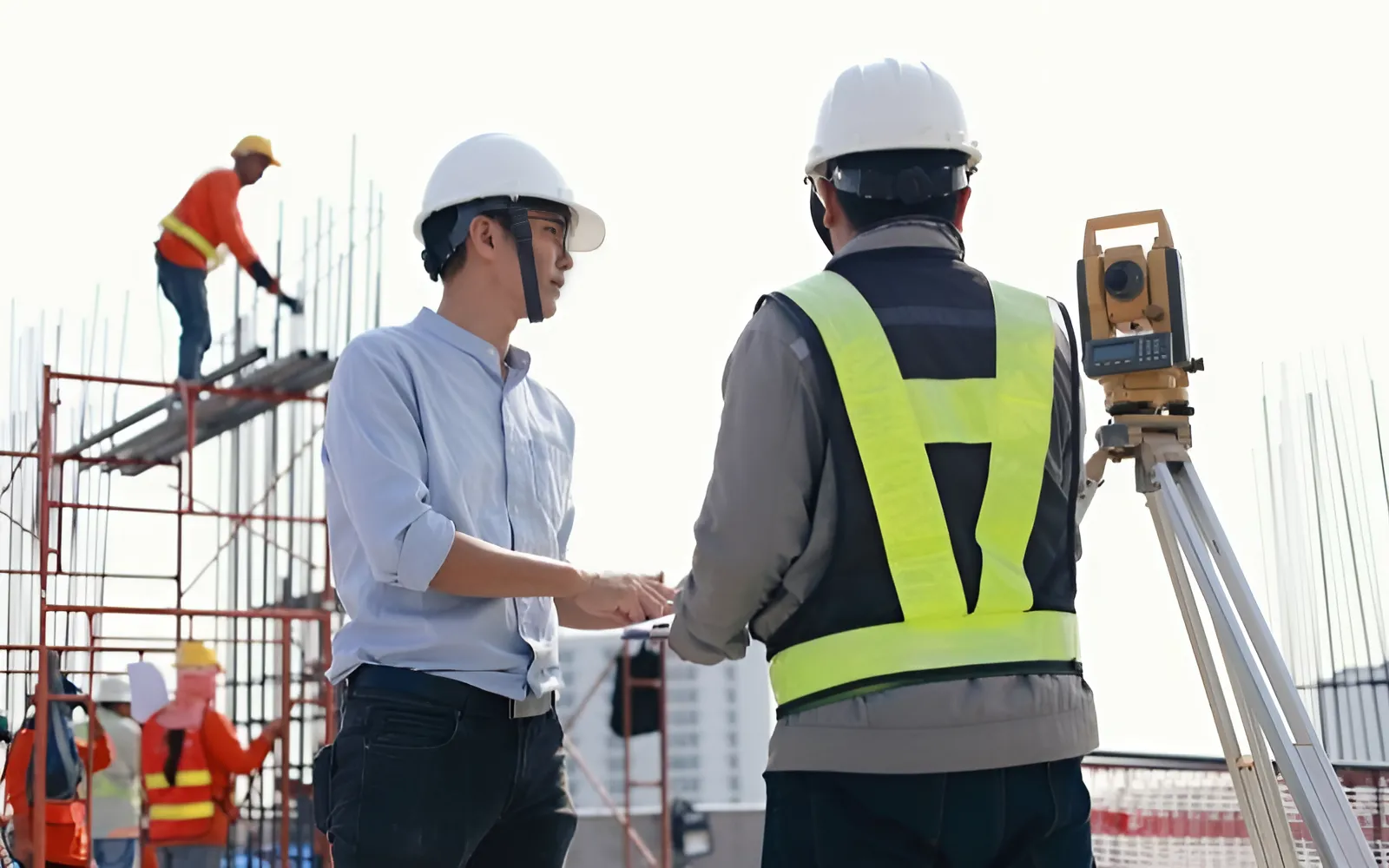 Khảo sát vị trí đục công trình