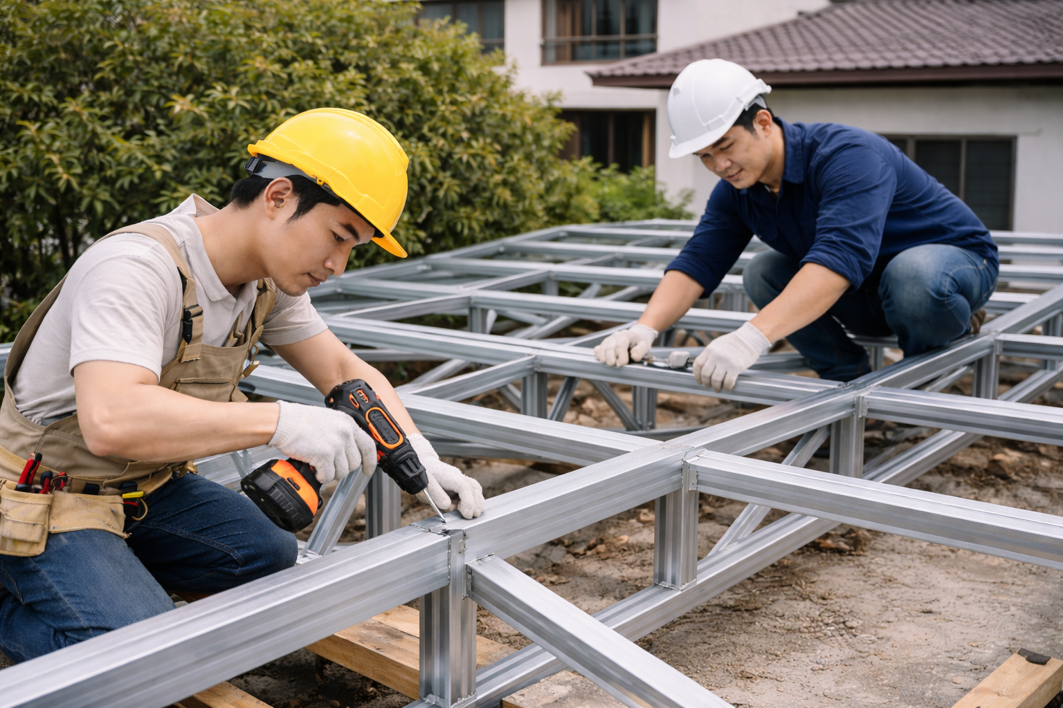 Khung kèo mái tôn