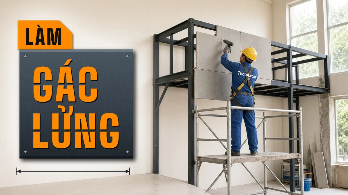 Làm gác lửng cửa hàng