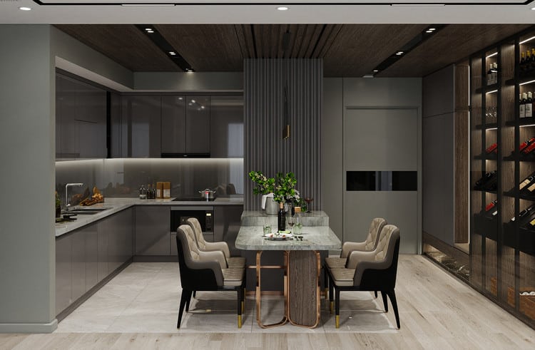 Làm lại nhà bếp căn hộ