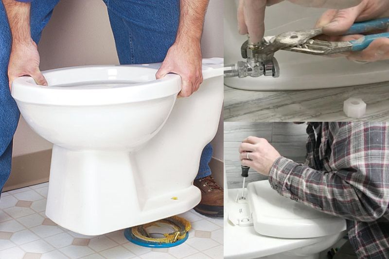 Lắp bồn cầu