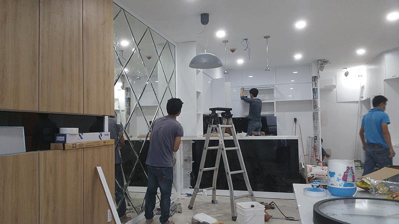Lắp đặt nội thất căn hộ