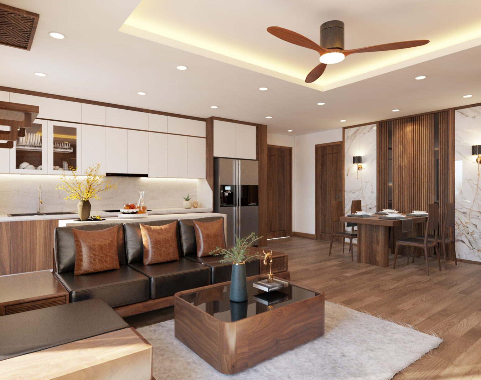 Lắp đặt nội thất căn hộ chung cư