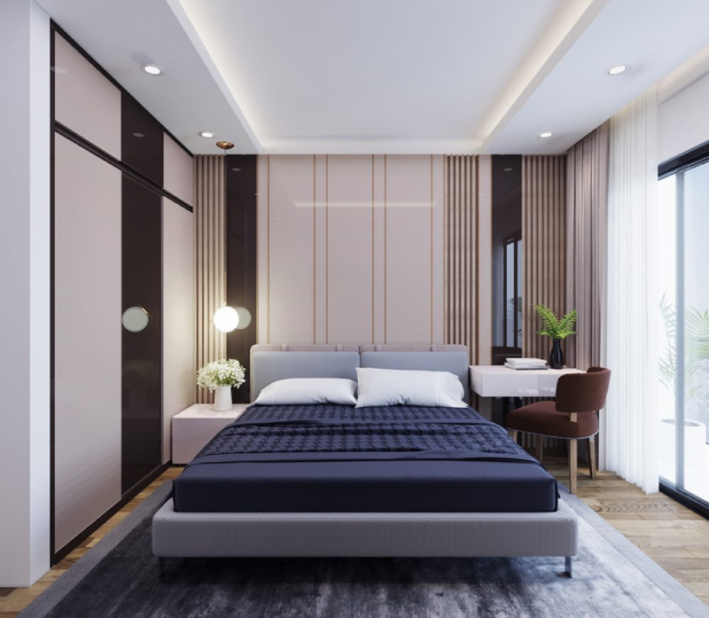 Lắp đèn âm trần phòng ngủ