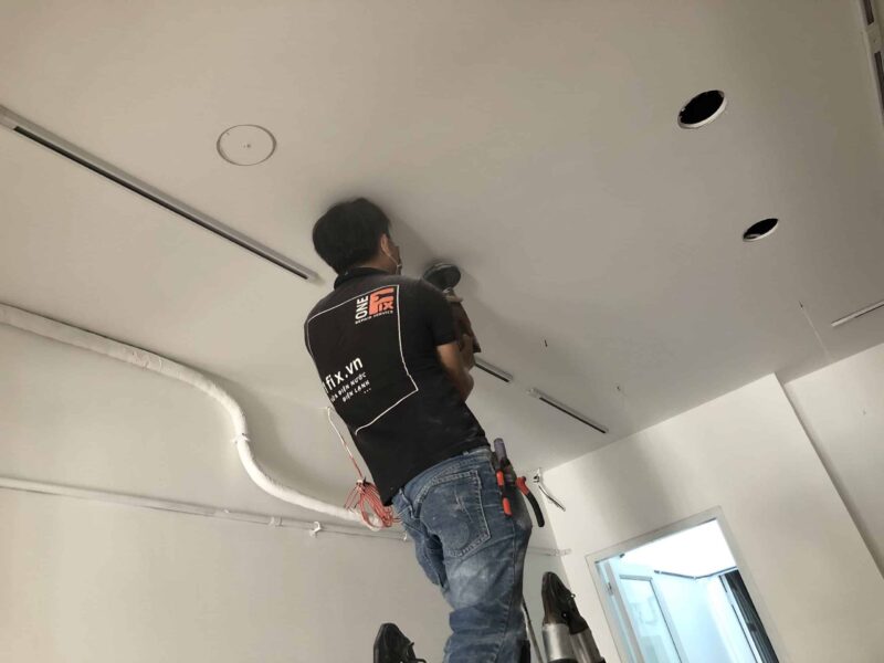 Lắp đèn LED trần phòng ngủ