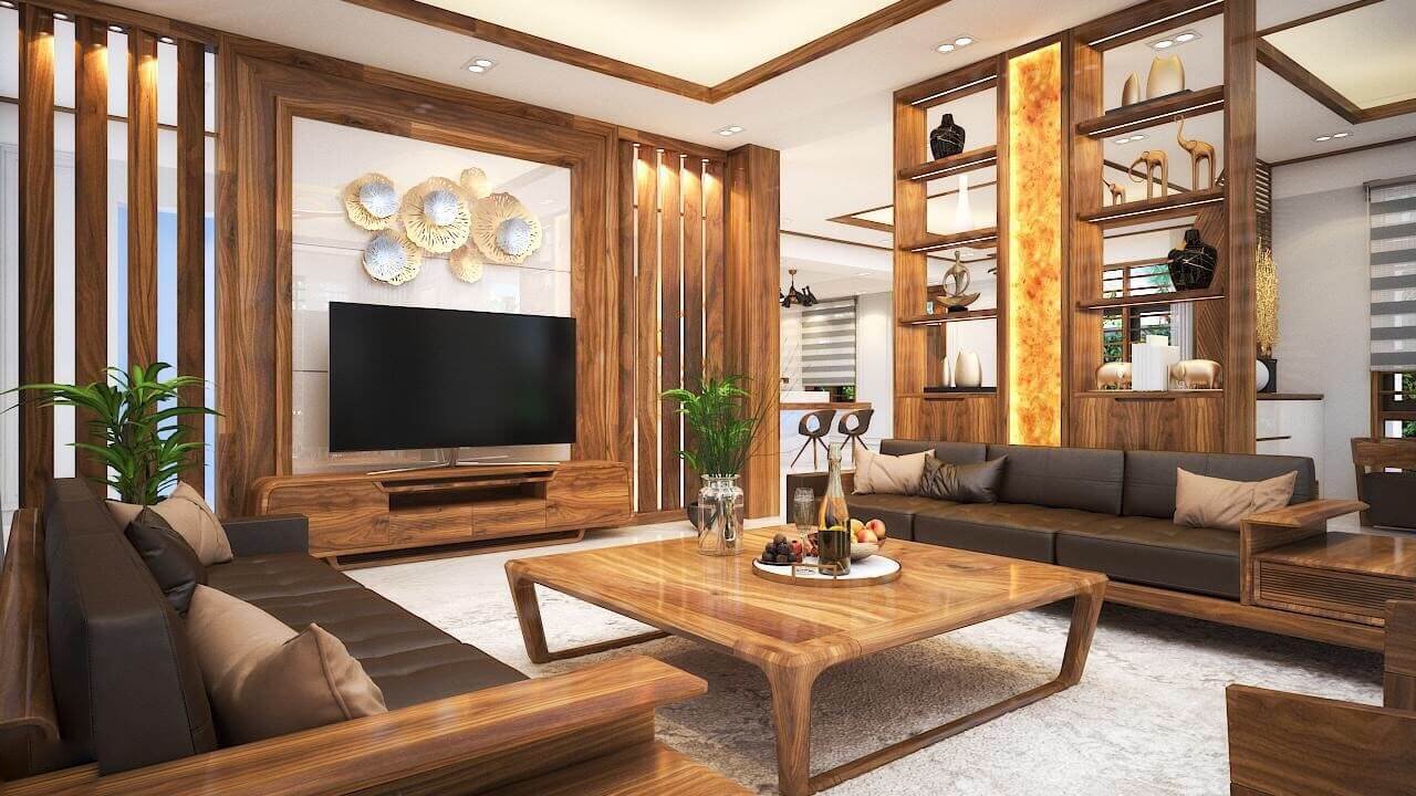 Lắp kệ tivi phòng khách