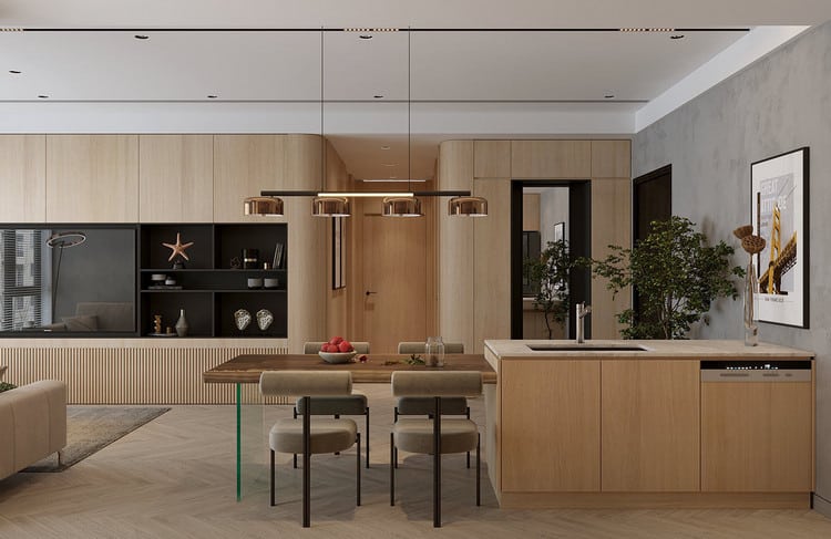 Lập phương án nhà bếp căn hộ