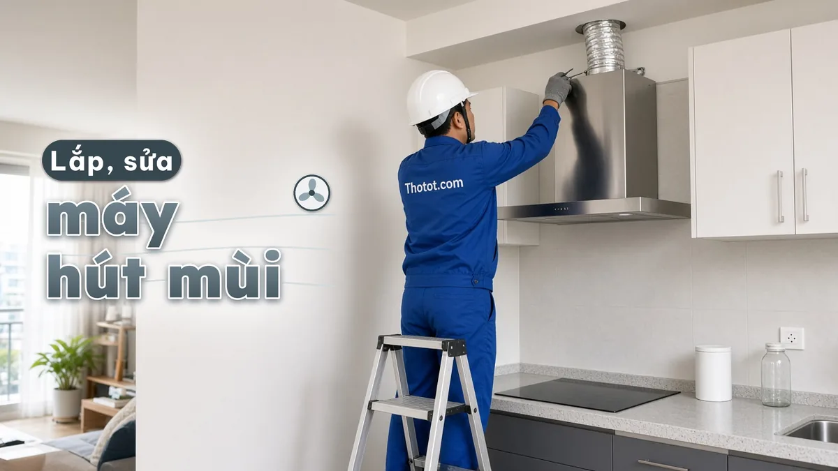 Lắp, sửa máy hút mùi căn hộ chung cư