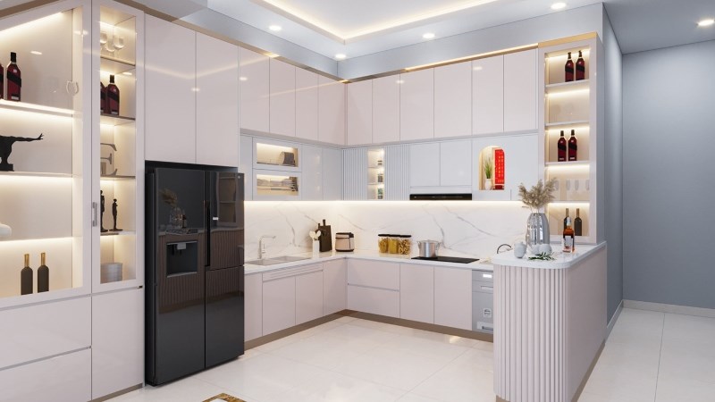 Lắp thiết bị điện nhà bếp