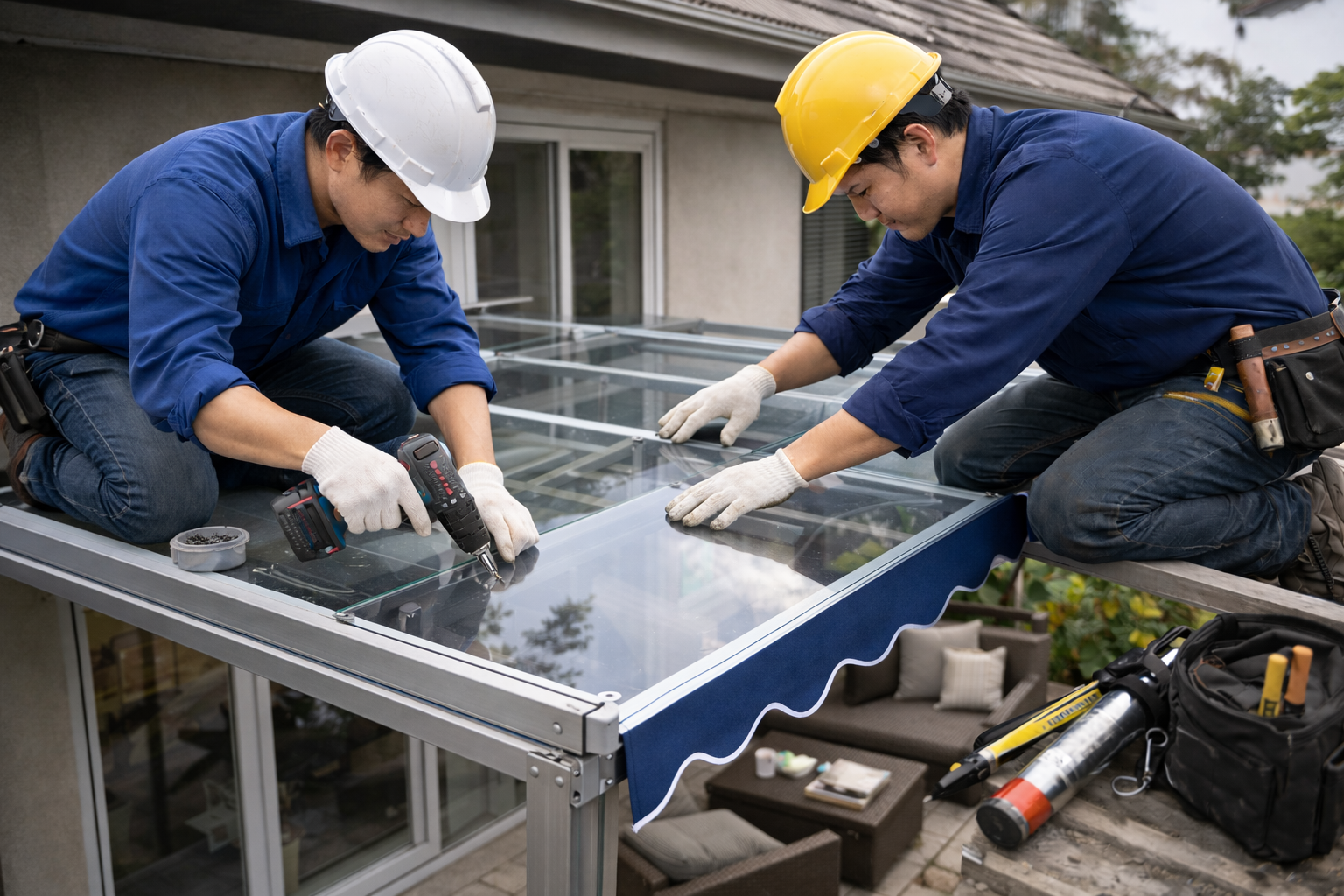 Mái che sân – hiên