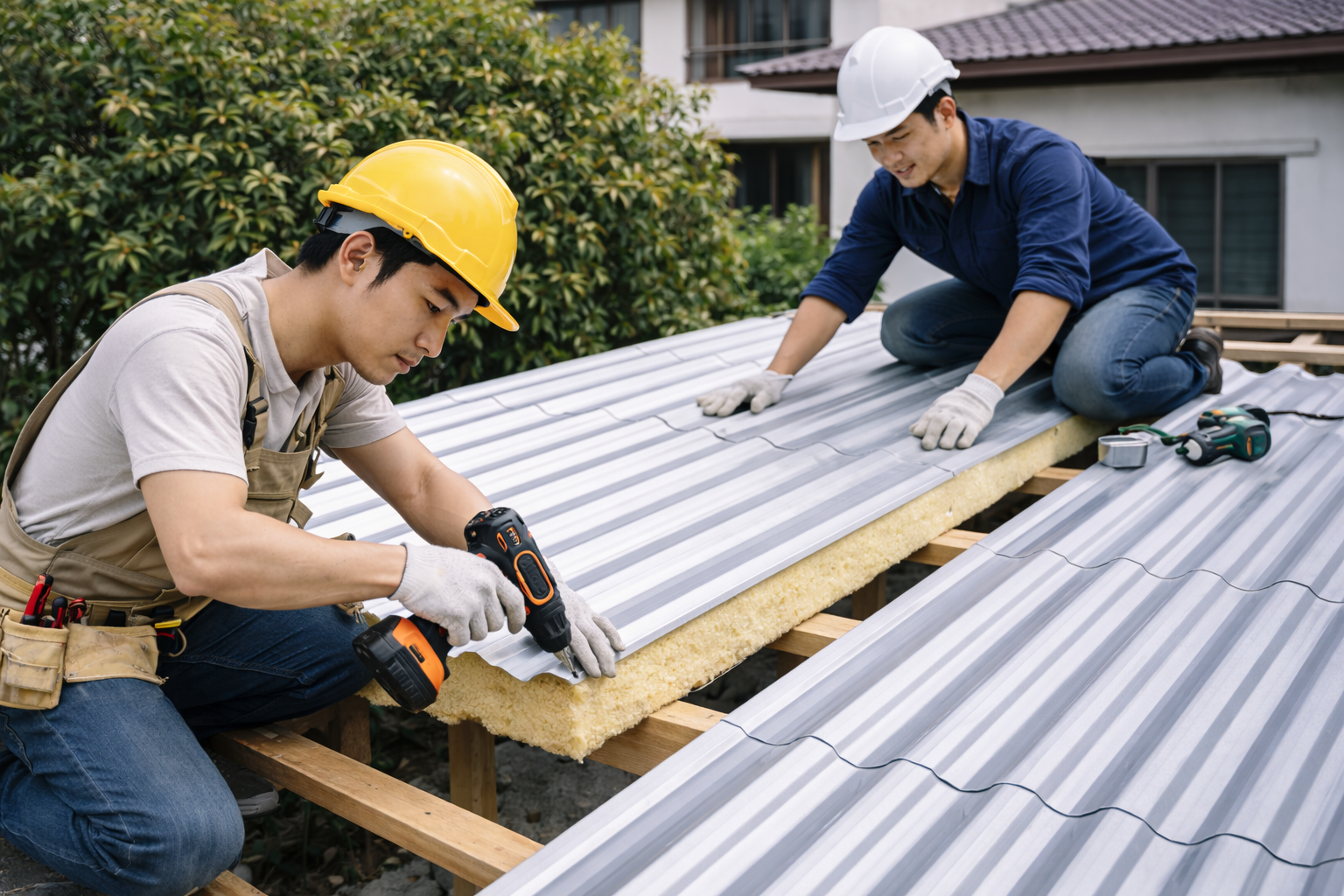 Mái tôn cách nhiệt