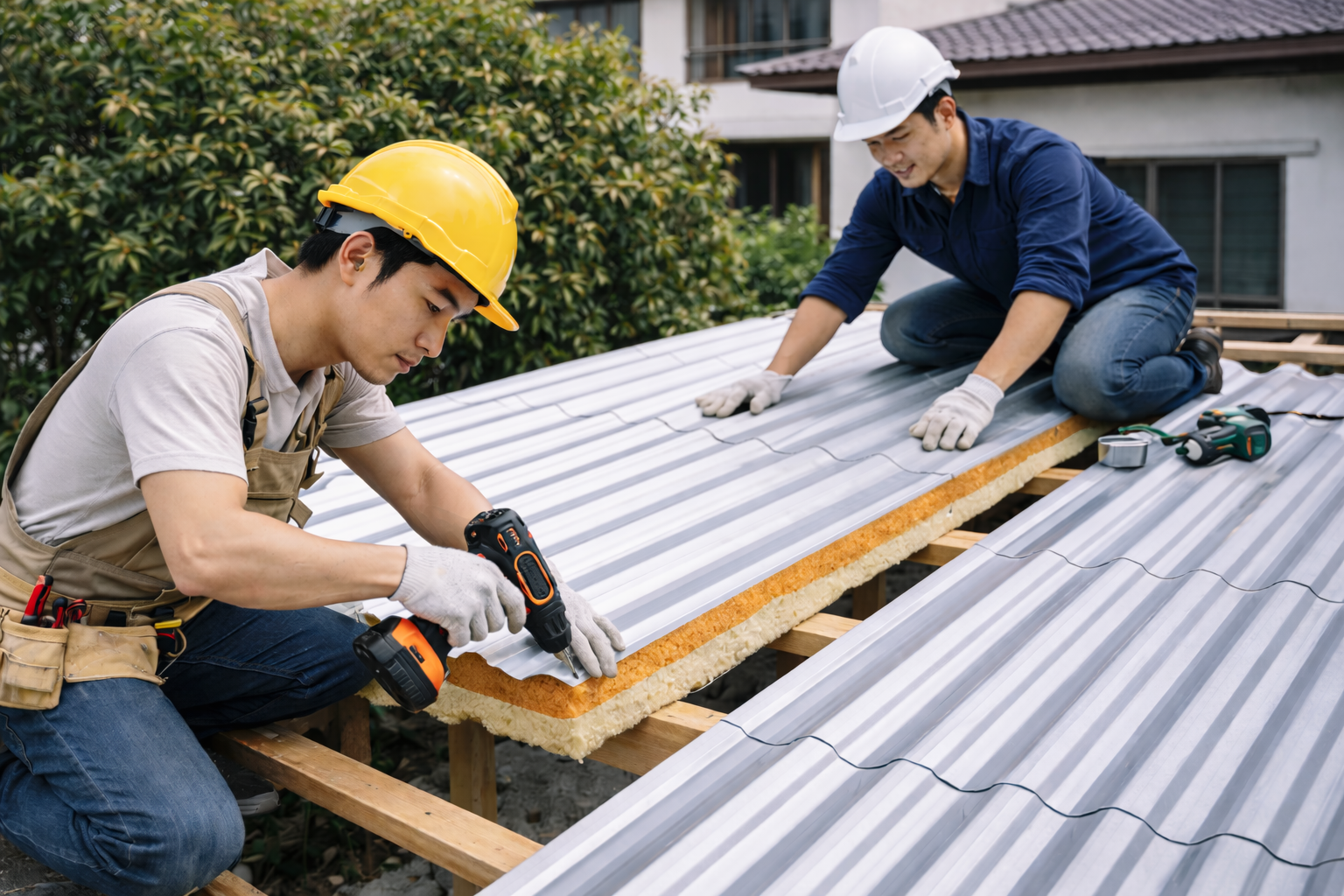 Mái tôn chống nóng