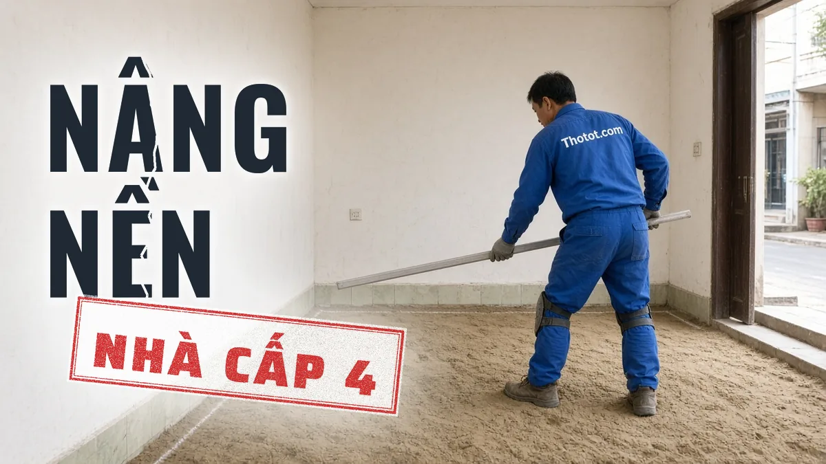 Nâng nền nhà cấp 4