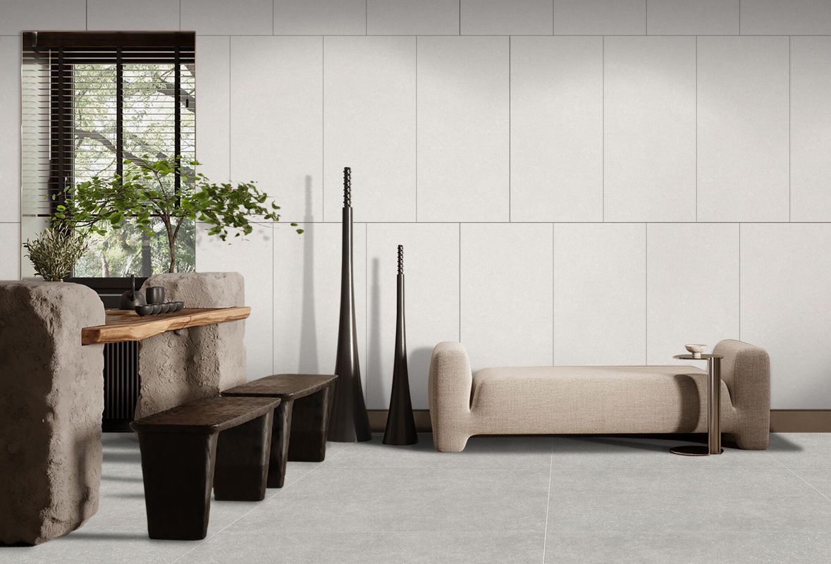 Ốp gạch tường căn hộ