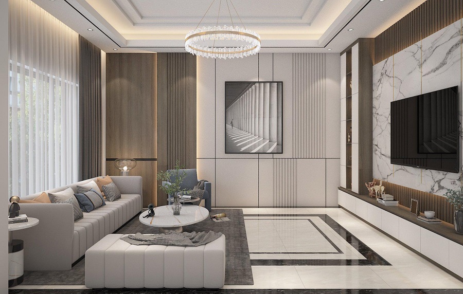 Ốp lam trang trí căn hộ