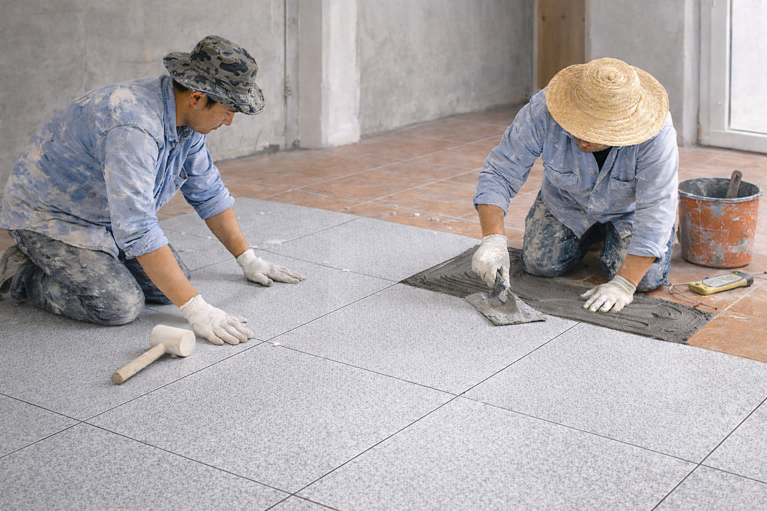 Sàn gạch chống trượt