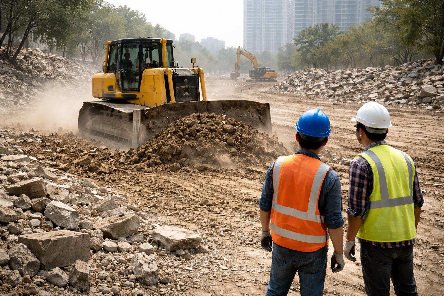 San lấp mặt bằng