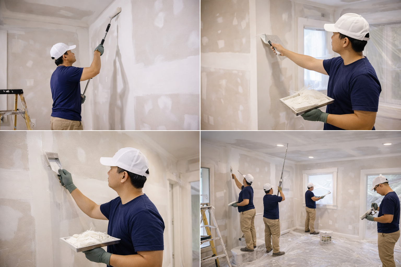 Sơn bả matit hoàn thiện