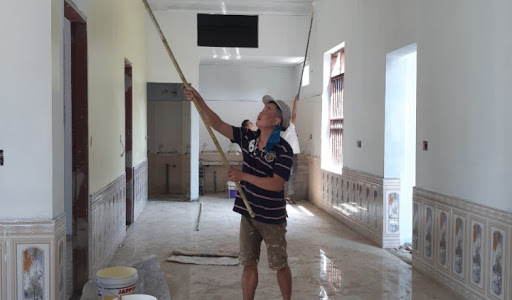 Sơn lại 1 tầng nhà phố