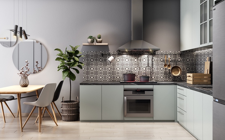 Sơn nhà bếp căn hộ