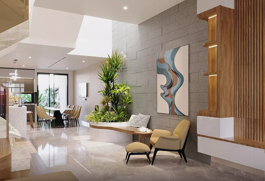 Sơn nhà phố cải tạo lại