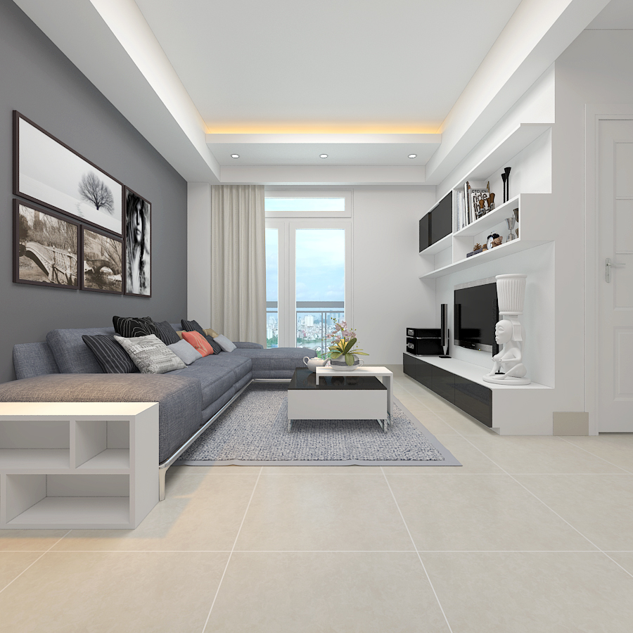 Sơn tường căn hộ chung cư