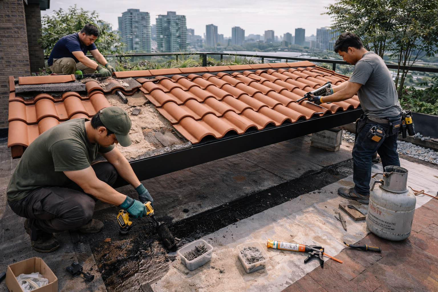 Sửa chữa – bảo trì mái