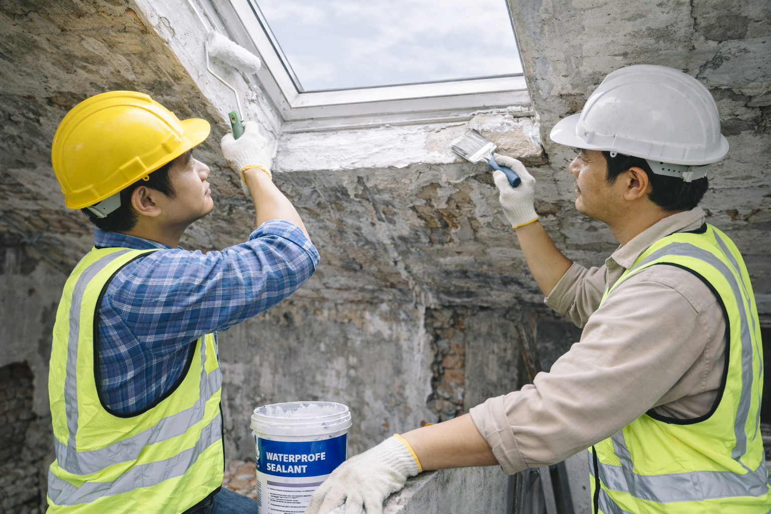 Sửa chữa sau thấm dột