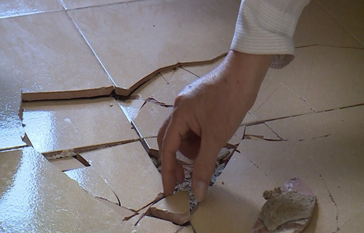 Sửa nền nhà bị lún